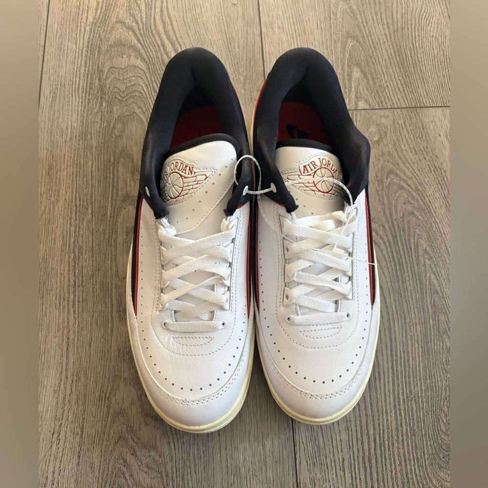 Air Jordan 2 Low Black Satin Women's Shoes - Picture 5 of 8